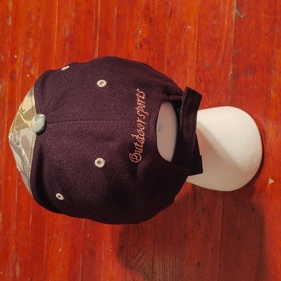 Outdoor Sports Hunting Embroidered Camo Baseball Cap - Picture 4 of 6